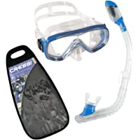 Cressi Tauchset Schnorchelset Ondina 100% Dry (Made in Italy) - Pack de Buceo